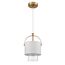 6593/1 MODERNI LN25 324 латунь/белый, металл/текстиль, стекло Подвес E14 1*40W 220V JANE