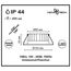 357907 SPOT NT19 492 белый Встраиваемый светильник IP44 LED 4000K 10W 100-265V DRUM, изображение 2