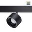358980 SHINO NT22 150 черный Трековый светильник для низковольного шинопровода с переключ. цв. температуры IP20 LED 3000К\4000К\6000К 12W вниз + 3W вв