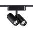 359108 SHINO NT23 186 черный Трековый светильник для низков. шинопровода IP20 LED 4000K 2*8W 48V 1360Лм SMAL, изображение 4
