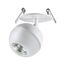 370818 SPOT NT22 308 белый Светильник встраиваемый IP20 GU10 9W 220V GARN