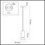 5054/1E PENDANT ODL24 451 белый/металл/керамика Подвес GU10 LED 4W KERAMA, изображение 2