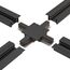 Соединитель X-образный (однофазный) для встраиваемого шинопровода Crystal Lux CLT 0.2211 04 BL, изображение 4