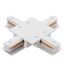 Соединитель X-образный (однофазный) для встраиваемого шинопровода Crystal Lux CLT 0.2211 04 WH, изображение 2