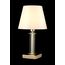 Настольная лампа Crystal Lux NICOLAS LG1 GOLD/WHITE, изображение 2