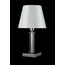 Настольная лампа Crystal Lux NICOLAS LG1 NICKEL/WHITE, изображение 3