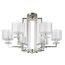 Люстра Crystal Lux NICOLAS SP-PL6 NICKEL/WHITE, изображение 2