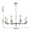 2672-8P, подвесная люстра, D660xH310/1310, 8xE14x40W, excluded, изображение 3