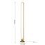 4221-1F, напольный светильник, D200xH1535, LEDx62W, 4960LM, 4000K, included, switch, изображение 3