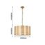 4133-5P, подвесная люстра, D500xH395/1395, 5xE27x60W, excluded, изображение 3