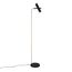2324-2F, напольный светильник, D250xW330xH1570, 2xLEDx3W, 480LM, 4000K included