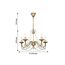2163-5P, люстра подвесная, D630xH420/970, 5xE14x40W, excluded, изображение 4