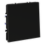 Выключатель встраиваемый VOLTUM S70 одноклавишный 10А, (черный матовый), изображение 3