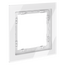 Рамка стеклянная VOLTUM S70 на 1 пост, (белый, стекло), изображение 2