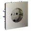 Розетка встраиваемая VOLTUM S70 с заземлением 16А, (шелк), изображение 6
