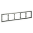 Рамка пластиковая VOLTUM S70 на 5 постов, (сталь), изображение 2