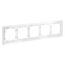 Рамка стеклянная VOLTUM S70 на 5 постов, (белый, стекло), изображение 2